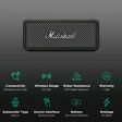 Marshall Emberton 20W Portable Bluetooth Speaker (IPX7 Water Resistant, Superior Signature Sound, Stereo Channel, Forest)_2