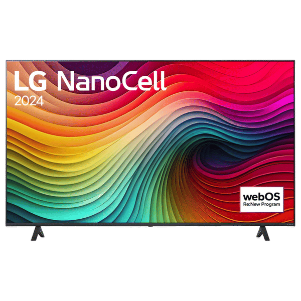 LG NANO80 Nano Cell 139.7 cm (55 inch) 4K Ultra HD LED WebOS TV with AI Customization (2024 model)_1