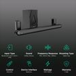 boAt Aavante Bar 5500DA 500W Bluetooth Soundbar with Remote (Dolby Atmos, 5.1.2 Channel, Premium Black)_2