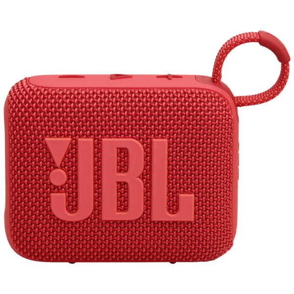JBL Go 4 4.2W Portable Bluetooth Speaker (IP67 Waterproof, 7 Hours Playtime, Stereo Channel, Red)_1