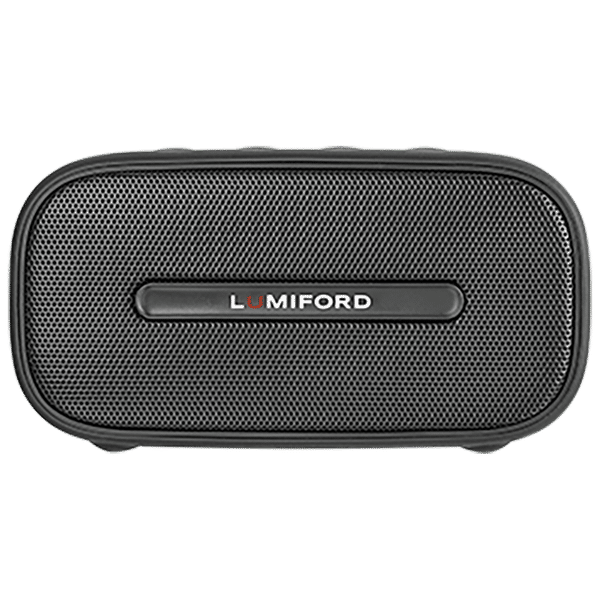 LUMIFORD BT13 5W Portable Bluetooth Speaker (IPX7 Waterproof, Built-in HD Microphone, Stereo Channel, Black)_1