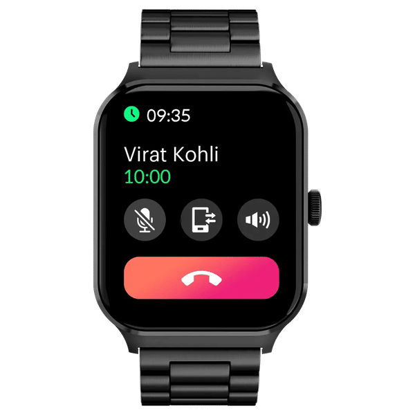 noise Canvas Elite Smartwatch with Bluetooth Calling (49.78mm TFT Display, IP67 Water Resistant, Metal Black Strap)_1