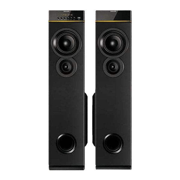 PHILIPS 80W Multimedia Speaker (Surround Sound, 2.0 Channel, Black)_1