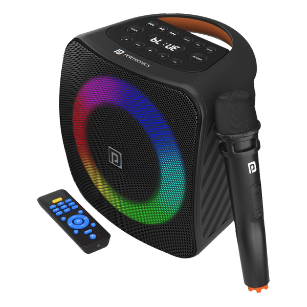 PORTRONICS Dash 40W Portable Bluetooth Speaker (6 Hours Playtime, Black)_1