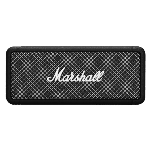 Marshall Emberton 20W Portable Bluetooth Speaker (IPX7 Water Resistant, Superior Signature Sound, Stereo Channel, Black)_1