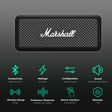 Marshall Emberton 20W Portable Bluetooth Speaker (IPX7 Water Resistant, Superior Signature Sound, Stereo Channel, Black)_2