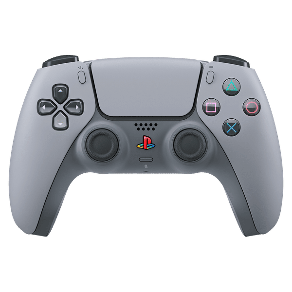 SONY DualSense 30th Anniversary Limited Edition Wireless Gaming Controller for PlayStation 5 (Built-in Microphone, CFI-ZCT1W30X, Silver)_1