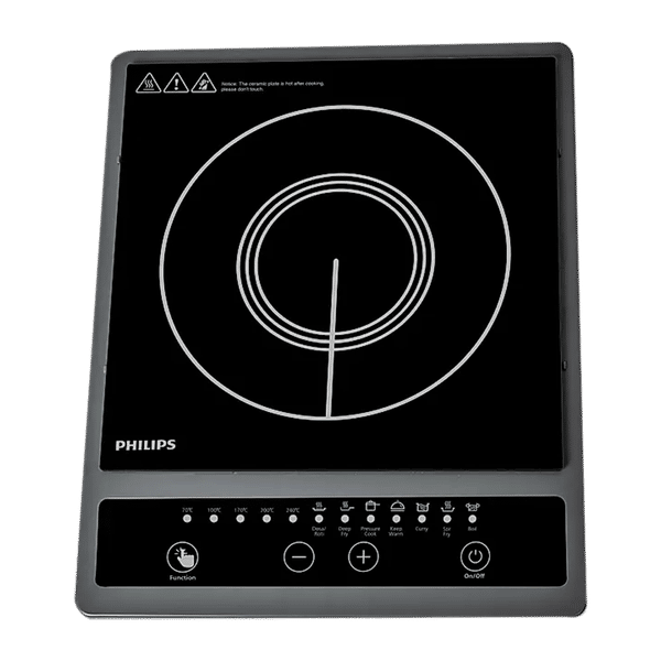 PHILIPS 1300W Induction Cooktop with 7 Preset Menus _1