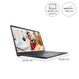 Dell Inspiron 15 3535 AMD Ryzen 5 7520U Thin & Light Laptop (8GB, 51GB SSD, Windows 11 Home, 15.6 inch Full HD IPS Display, MS Office, Carbon Black, 1.62 KG)_2