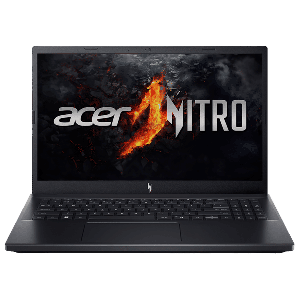 acer NITRO V ANV15-41-R2VD AMD Ryzen 5 Gaming Laptop (8GB, 512GB SSD, Windows 11 Home, 6GB Graphics, 15.6 inch 144 Hz Full HD IPS LED Display, NVIDIA GeForce RTX 3050, MS Office 21, Obsidian Black, 2.1 KG)_1