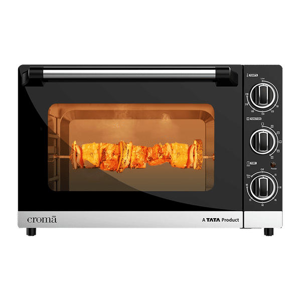 Croma 46 Litres Oven Toaster Grill with Motorised Rotisserie (Black)_1