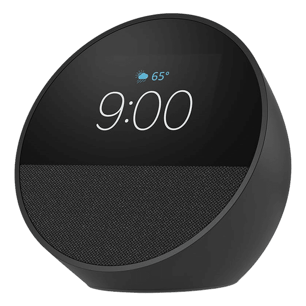 amazon Echo Spot with Built-in Alexa Smart Wi-Fi Speaker (Customizable Smart Clock, Black)_1