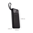 ZEBRONICS 10000 mAh Power Bank (3 Type A, 2 Type C 2 Micro USB & 1 Lighting Port, Percentage LED Display, Black)_2