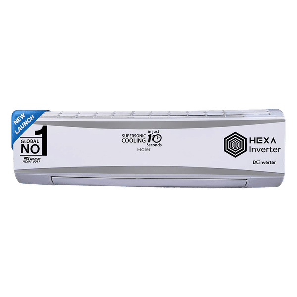 Haier Heavy Duty 7 in 1 Convertible 2 Ton 5 Star Hexa Inverter Split AC (Copper Condenser, Anti Dust Filter, HSU24HD-AOW5BN-INV)_1