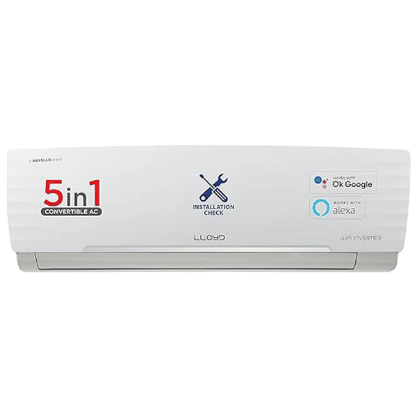 LLOYD 5 in 1 Convertible 1.5 Ton 5 Star Inverter Split Smart AC with Wi-Fi Supported (Copper Condenser, GLS18V5FWCXV)_1