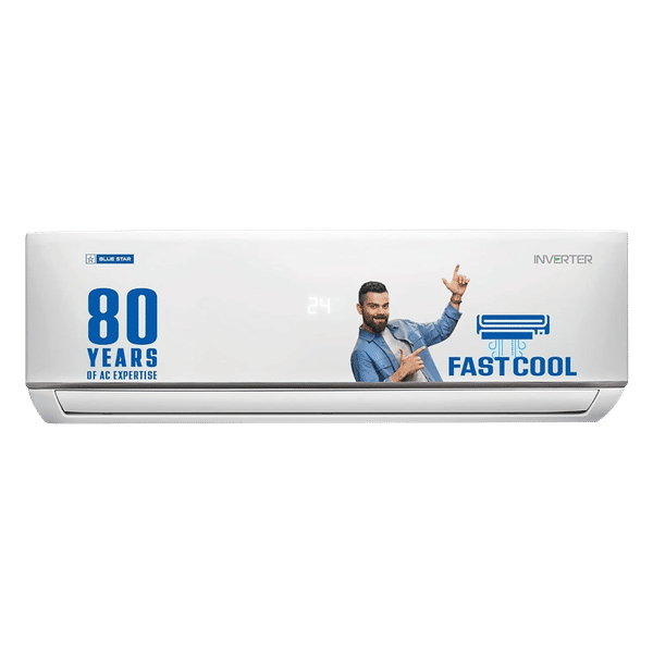 Blue Star D Series 5 in 1 Convertible 2 Ton 5 Star Inverter Split AC with DigiQ Penta Sensor (Copper Condenser, IC524DNUR)_1
