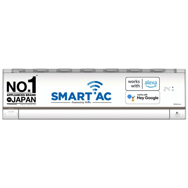 Panasonic HU 7 in 1 Convertible 1 Ton 5 Star Inverter Split Smart AC with Voice Assistant (Copper Condenser, CS/CU-HU12AKYF)_1