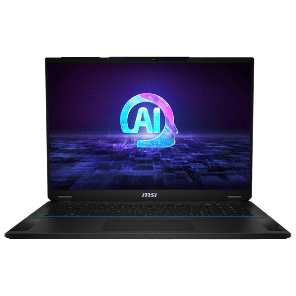 MSI Stealth 18 AI Studio A1VHG 023IN Intel Core Ultra 9 Gaming Laptop (32GB, 2TB SSD, Windows 11 Home, 12GB Graphics, 18 inch 120 Hz UHD Plus Display, NVIDIA GeForce RTX 4080, Midnight Black, 2.89 KG)_1