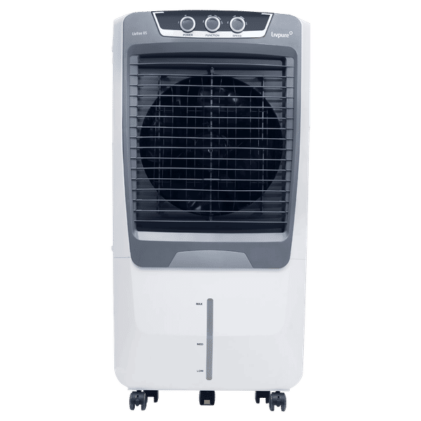Livpure Livfree 85 Litres Desert Air Cooler with Inverter Compatible (Thermal Overload Protection, White & Grey)_1