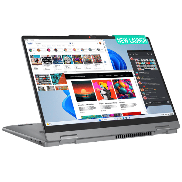 Lenovo IdeaPad 5 14IRH9 Intel Core i5 13th Gen Touchscreen 2-in-1 Laptop (16GB, 512GB SSD, Windows 11 Home, 14 inch WUXGA IPS Display, MS Office 2024, Luna Grey, 1.6 KG)_1