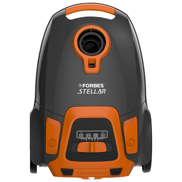 EUREKA FORBES Stellar 1600W Dry Vacuum Cleaner with Suction & Blower Function (LED Vario Power, Orange & Black)_1