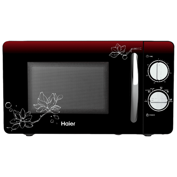 Haier 20L Solo Microwave Oven with Painted Cold Roll Steel Cavity (Black)_1