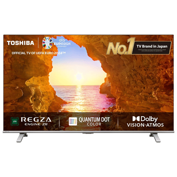 TOSHIBA C450 139 cm (55 inch) QLED 4K Ultra HD VIDAA TV with Dolby Vision & Dolby Atmos_1