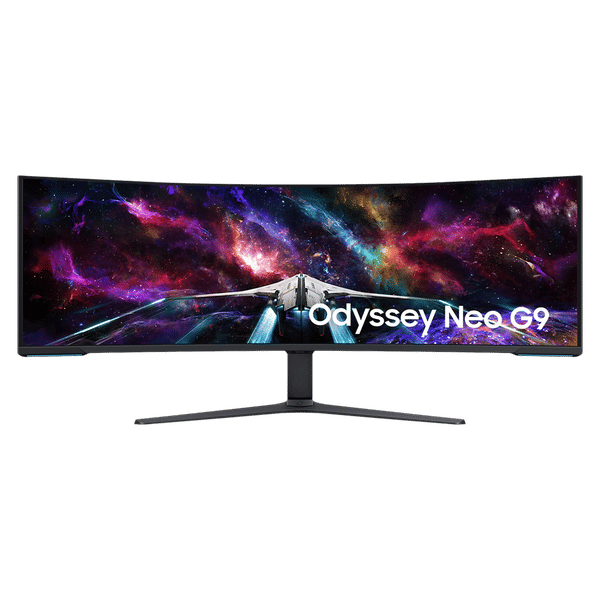 SAMSUNG Odyssey Neo G9 144.78 cm (57 inch) 4K Ultra HD VA Panel LED Curved Height Adjustable Gaming Monitor with Black Equalizer_1