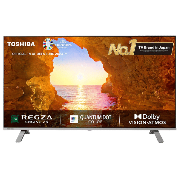 TOSHIBA C450ME 108 cm (43 inch) QLED 4K Ultra HD VIDAA TV with Dolby Vision & Dolby Atmos (2024 model)_1
