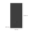 Xiaomi 4i 20000 mAh 33W Fast Charging Power Bank (2 Type A & 1 Type C Ports, PC+ABS Casing, Jet Black)_2