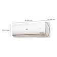 Haier Kinouchi Pro 7 in 1 Convertible 1.5 Ton 3 Star Triple Inverter Plus Split Smart AC with Voice Control (Copper Condenser, HSU18K-PYFR3BN-INV)_3