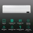 SAMSUNG CY 4 in 1 Convertible 1.5 Ton 5 Star Inverter Split Smart AC with AI Auto Cooling (Copper Condenser, AR18CY5AMWKNNA)_2