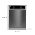 IFB Neptune SX 16 Place Settings Free Standing Dishwasher with Germfree Hygienic Wash (No Pre-rinse Required, Pearl Grey)_2
