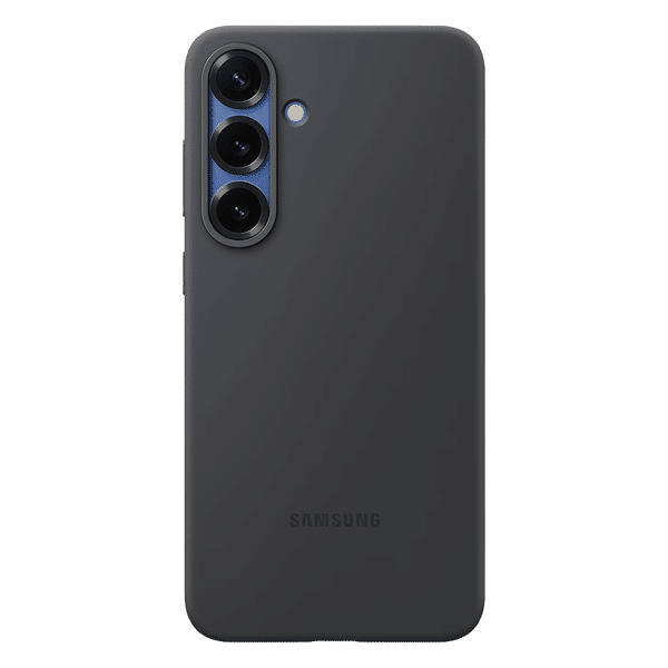 SAMSUNG Soft Silicone Back Case for SAMSUNG Galaxy S25 Plus (Ul Certified, Black)_1