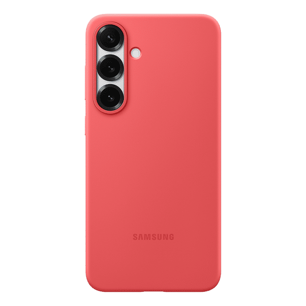 SAMSUNG Soft Silicone Back Case for SAMSUNG Galaxy S25 Plus (Ul Certified, Red)_1