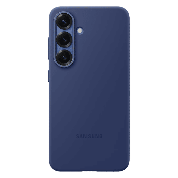 SAMSUNG Soft Silicone Back Case for SAMSUNG Galaxy S25 (Ul Certified, Blue)_1