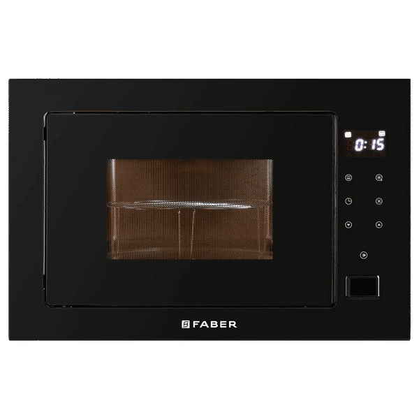 FABER FBIMWO 25 SG 25L Convection Microwave Oven with 8 Auto Cook Menus (Black)_1