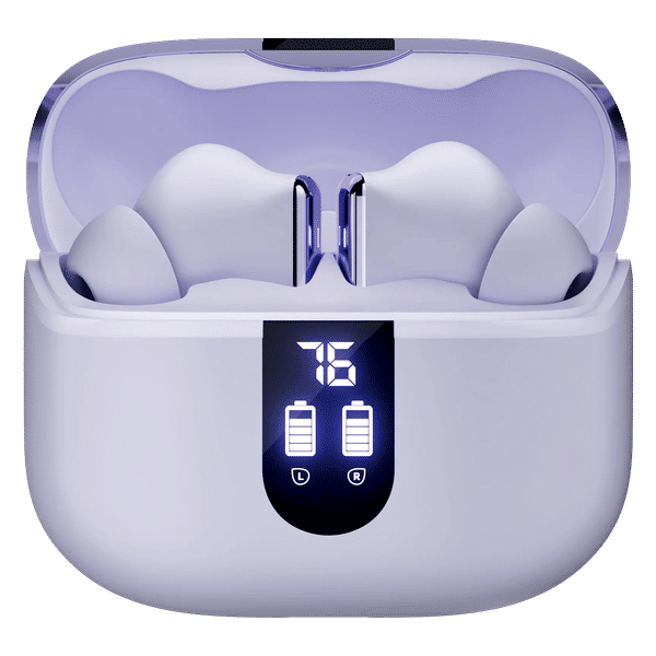 boAt Airdopes 181 Pro TWS Earbuds with Environmental Noise Cancellation (IPX5 Water Resistant, 4 Mics ENx Technology, Lilac Serenity)_1