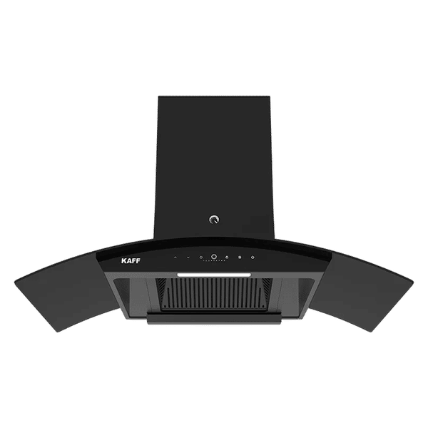 KAFF VASCO DC 90cm 1480m3/hr Ductless Auto Clean Wall Mounted Chimney with Gesture Control (Black)_1