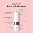 BRAUN FS1000 Cordless Wet & Dry Trimmer for Upper Lips, Chin & Cheeks for Women (With Smart light, White)_2