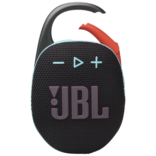 JBL Clip 5 7W Portable Bluetooth Speaker (IP67 Water Proof, Supports Auracast, Black and Orange)_1