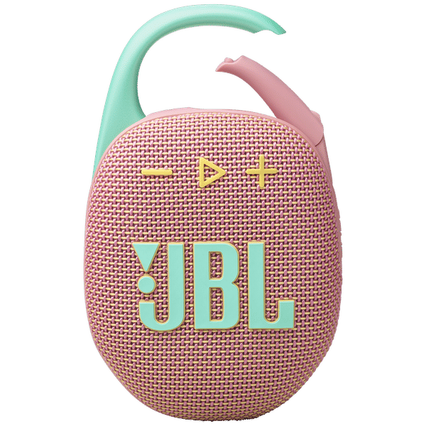 JBL Clip 5 7W Portable Bluetooth Speaker (IP67 Water Proof, Supports Auracast, Pink)_1