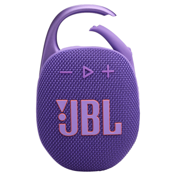 JBL Clip 5 7W Portable Bluetooth Speaker (IP67 Water Proof, Supports Auracast, Purple)_1