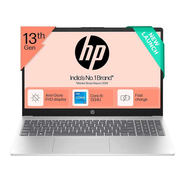 HP 15-fd0492TU Intel Core i5 13th Gen Thin & Light Laptop (16GB, 512GB SSD, Windows 11 Home, 15.6 inch Full HD Display, MS Office 2021, Natural Silver, 1.59 KG)_1