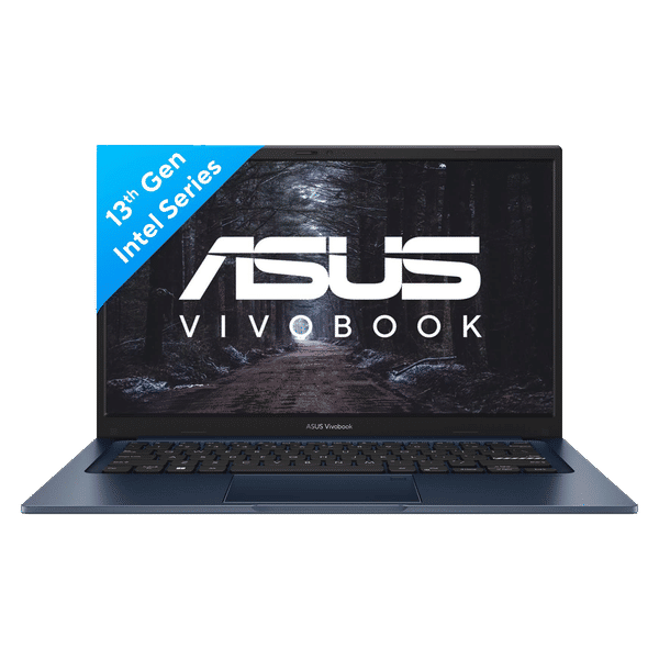 ASUS Vivobook 14 X1404VA-NK541WS Intel Core i5 13th Gen Thin & Light Laptop (16GB, 512GB SSD, Windows 11 Home, 14 inch Full HD Display, MS Office Home & Student 2021, Quiet Blue, 1.4 KG)_1