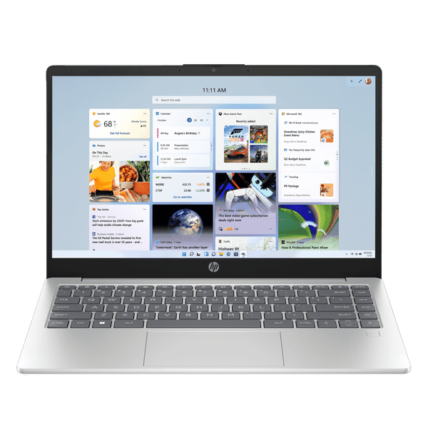 HP 14 gr1023TU Intel Core Ultra 7 Laptop (16GB, 512GB SSD, Windows 11 Home, 14 inch Full HD IPS Display, MS Office 2021, Natural Silver Aluminum, 1.4 KG)_1
