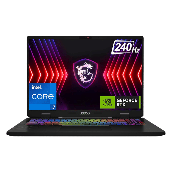 MSI Crosshair 16 HX D14VGKG Intel Core i7 14th Gen Gaming Laptop (32GB, 1TB SSD, Windows 11 Home, 8GB Graphics, 16 inch 240 Hz QHD Plus IPS Level Panel Display, NVIDIA GeForce RTX 4070, Cosmos Gray, 2.5 KG)_1