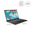 MSI Modern 15 H B13M 224IN Intel Core i9 13th Gen Business Laptop (16GB, 512GB SSD, Windows 11 Home, 15.6 inch Full HD IPS Display, MS Office 2021, Classic Black, 1.9 KG)_2