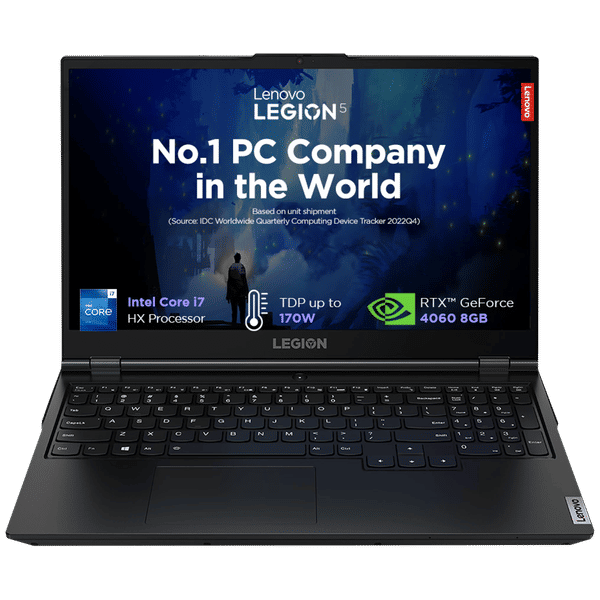 Lenovo Legion 5 15IRX9 Intel Core i7 13th Gen Gaming Laptop (24GB, 512GB SSD, Windows 11 Home, 8GB Graphics, 15.6 inch 144 Hz Full HD IPS Display, NVIDIA GeForce RTX 4060, MS Office Home & Student 2021, Storm Grey, 2.32 KG)_1