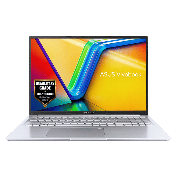 ASUS Vivobook 16 X1605ZAC-MB540WS Intel Core i5 12th Gen Thin & Light Laptop (16GB, 512GB SSD, Windows 11 Home, 16 inch WUXGA Display, MS Office Home and Student 2021, Transparent Silver, 1.88 KG)_1
